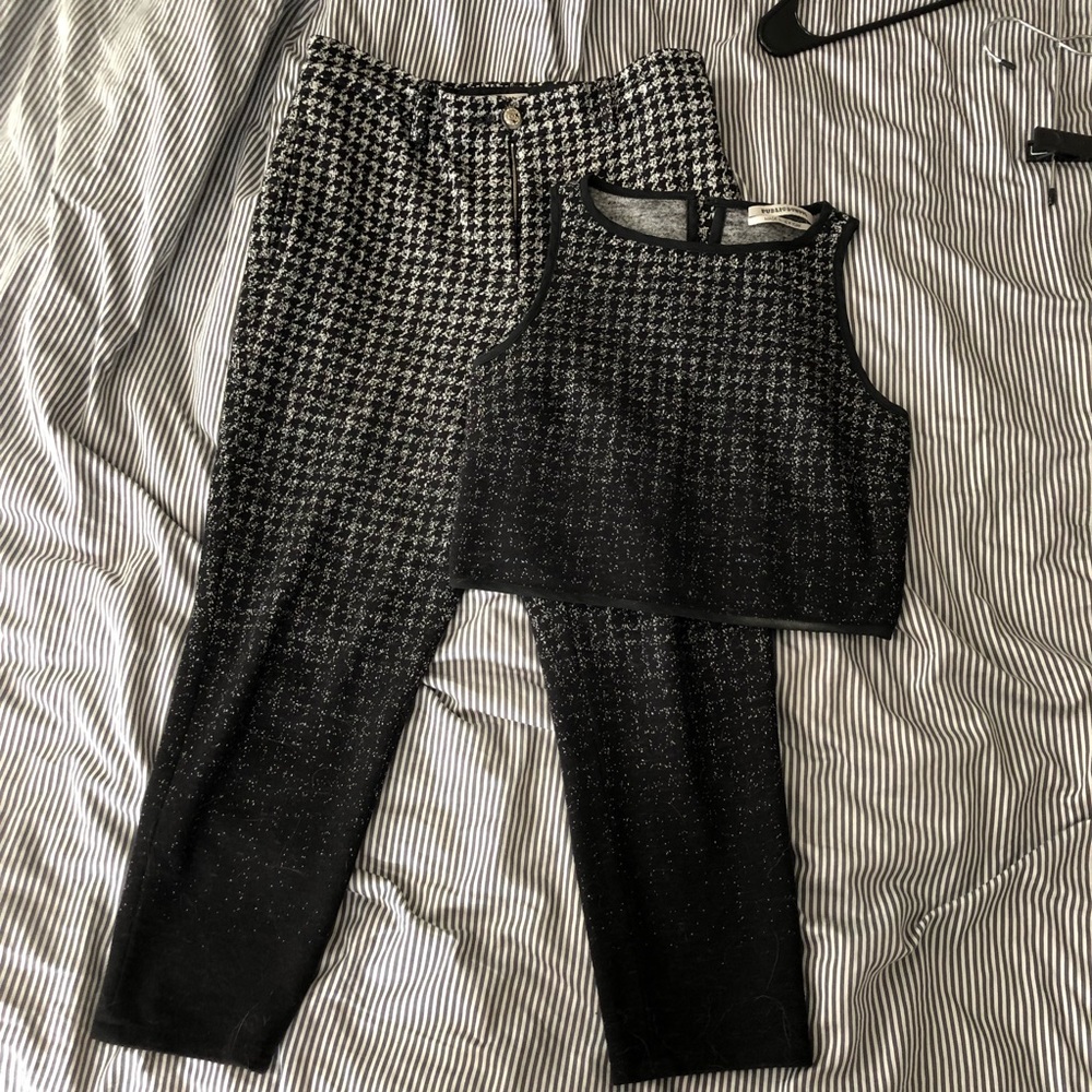 Public School Wool Houndstooth Set